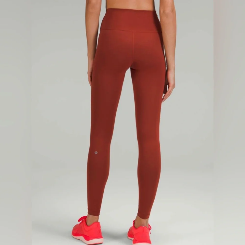 LULULEMON 2022 wunder under train high rise tight cayenne 31” size 4 - Picture 2 of 9